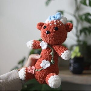 Crochet flower Deer